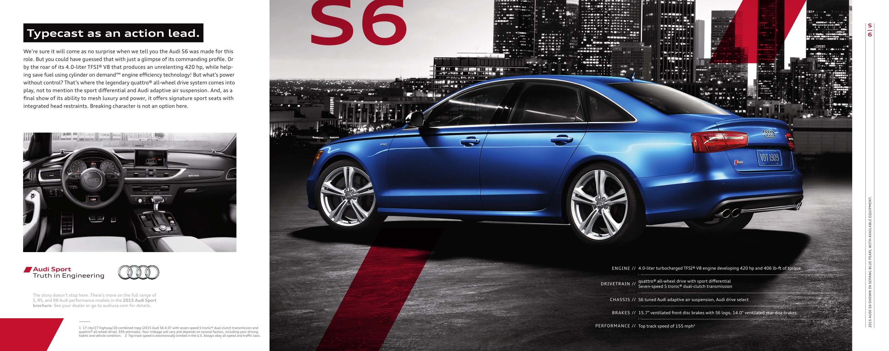 2015 Audi A6 Brochure Page 38